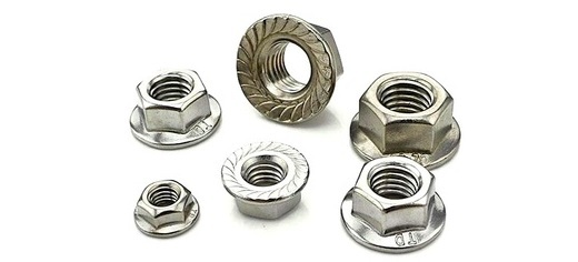 Гайка шестигранная с фланцем ASTM A563 Gr. A Гайка шестигранная с фланцем ASTM A563 Gr. A