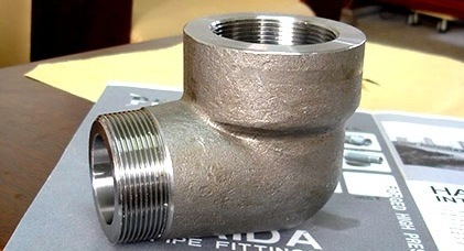Цельнокованый отвод Threaded 6000LB ASTM A182 F9 ANSI ASME B16.11 Цельнокованый отвод Threaded 6000LB ASTM A182 F9 ANSI ASME B16.11